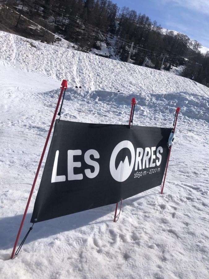 Ferienwohnung Front Neige 1800, Cosy 4-6P, Parking Couvert Les Orres Exterior foto